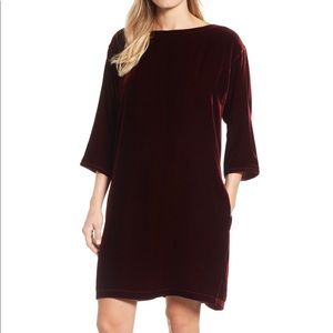 NWT Eileen Fisher Velvet Shift Dress Sz XLarge